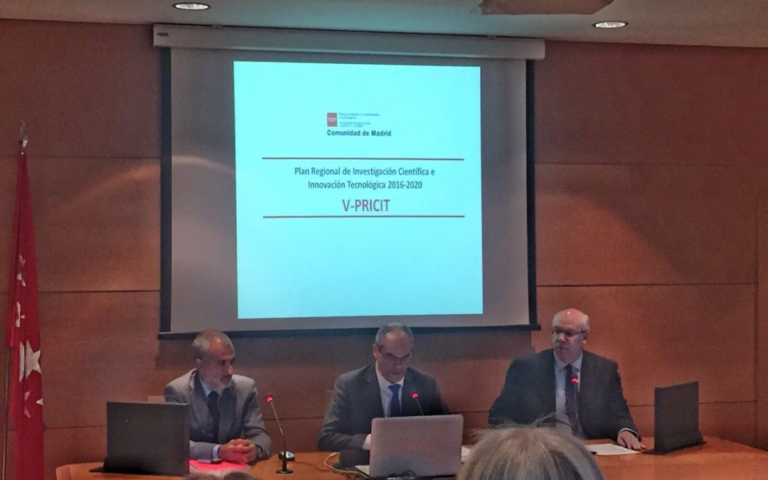 V Plan Regional de Investigación Científica e Innovación Tecnológica 2016-2020  (V PRICIT)
