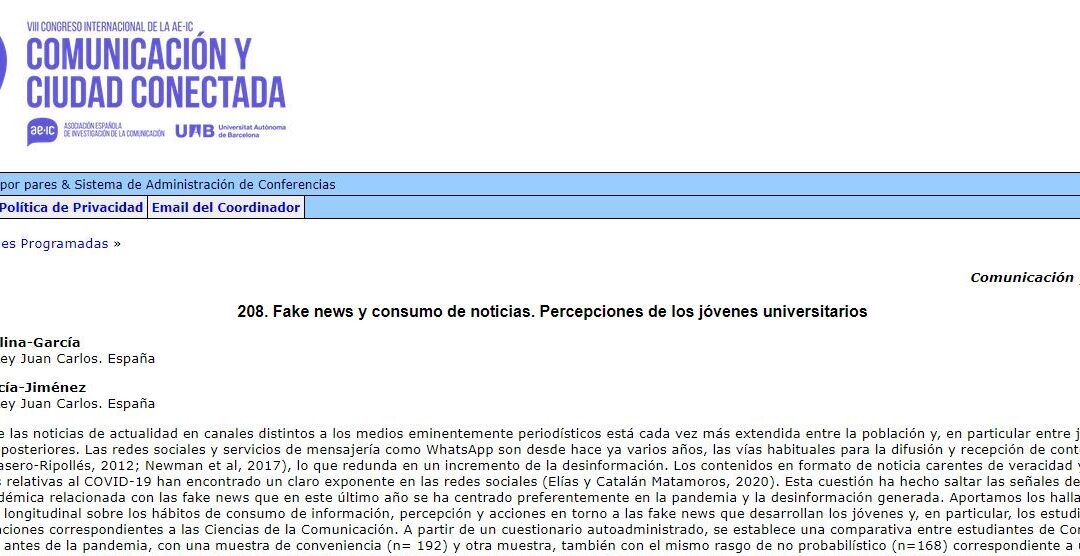 VIII Congreso Internacional AE-IC